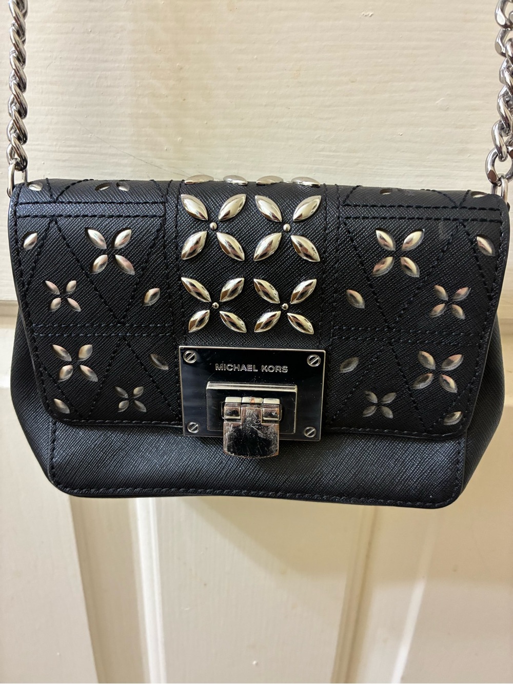 Michael Kora Tina Studded Crossbody Bag